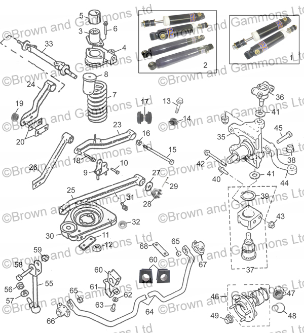 Image for Front Suspension Shockers Anti Roll Bar